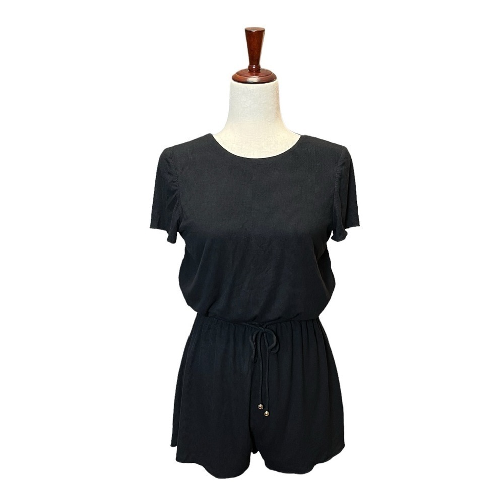 Superdown Laney Drawstring Romper. Revolve. Black… - image 3